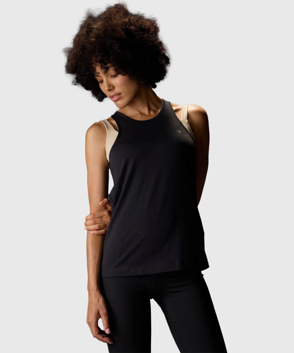 Débardeur Champion En Jersey Stretch Femme - Noir