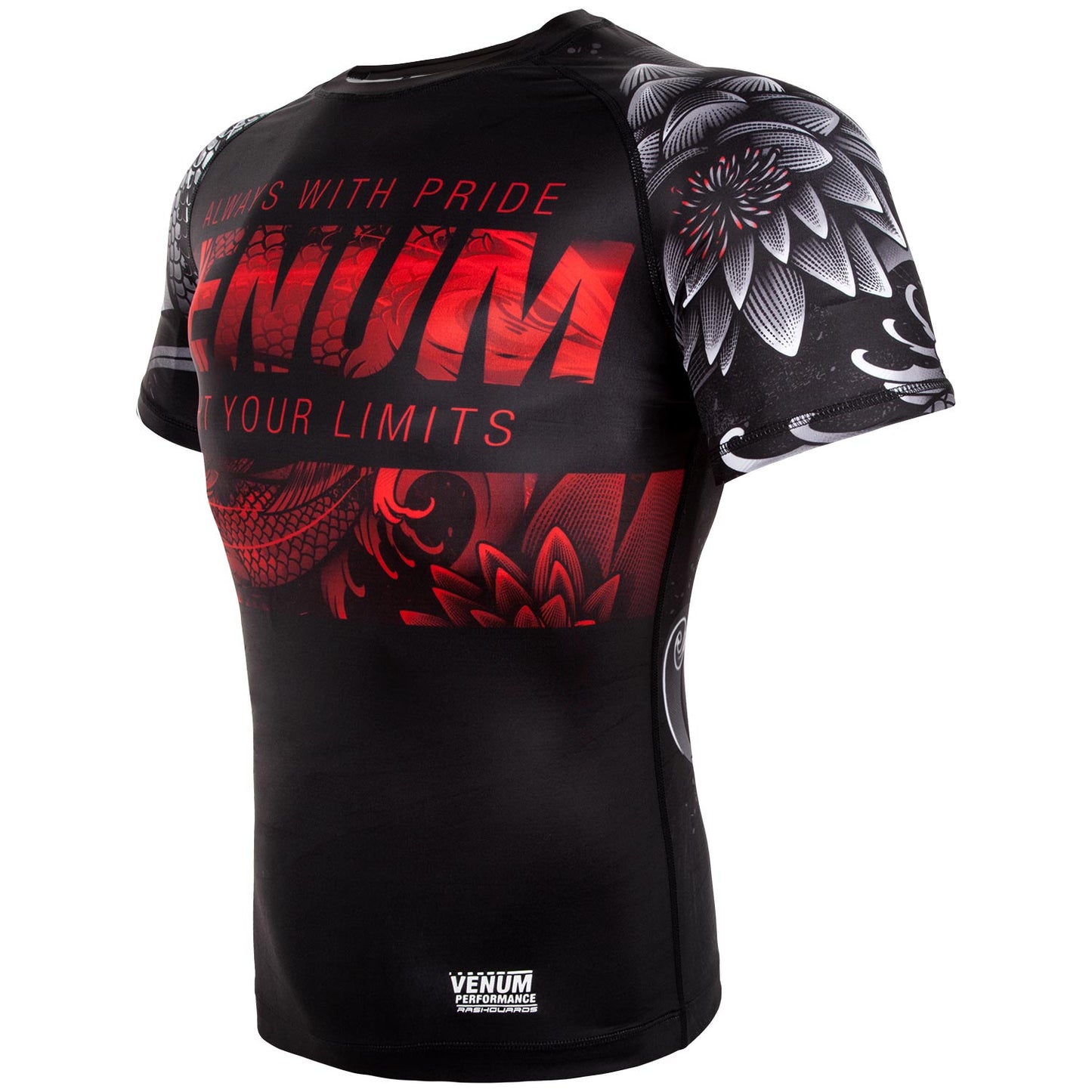 Venum Koi 2.0 Rashguard - Short Sleeves - Black/White