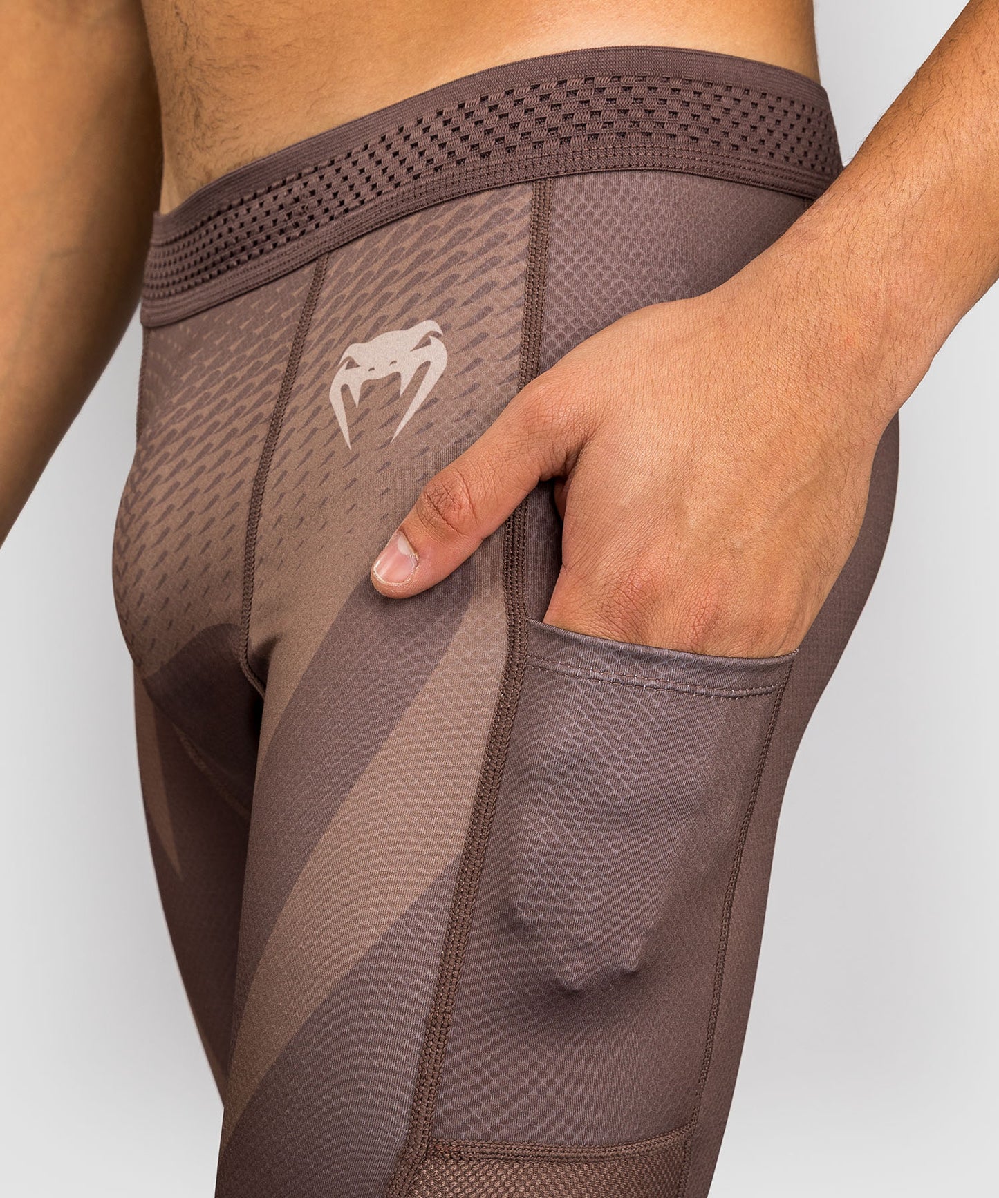 Venum No Gi Spats - Chocolate Brown