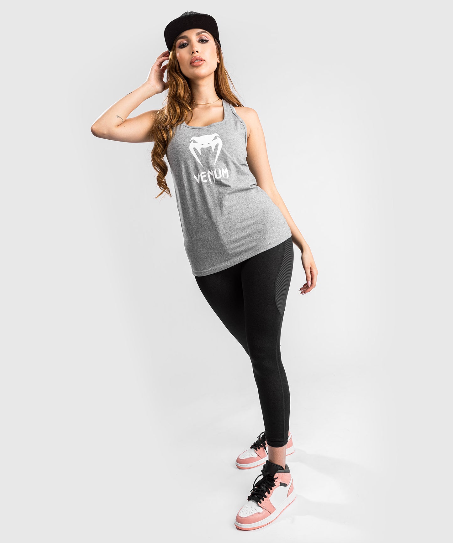 Venum Classic Tank Top - For Women - Light Heather Grey 