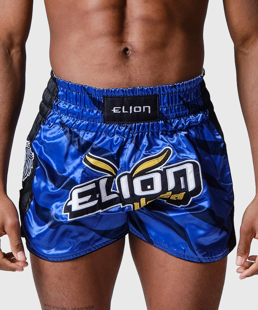 Short De Muay Thai Elion Raja - Bleu Marine