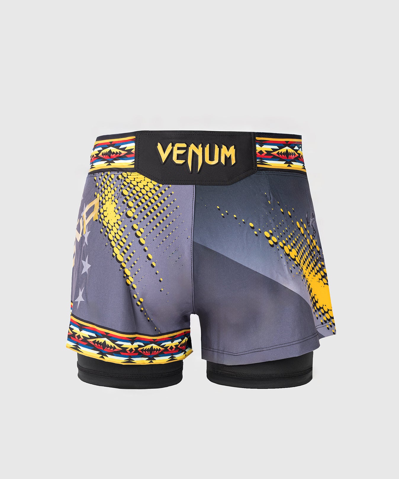 Short de combat court pour femmes UFC Unrivaled by Venum Julianna Peña - Noir
