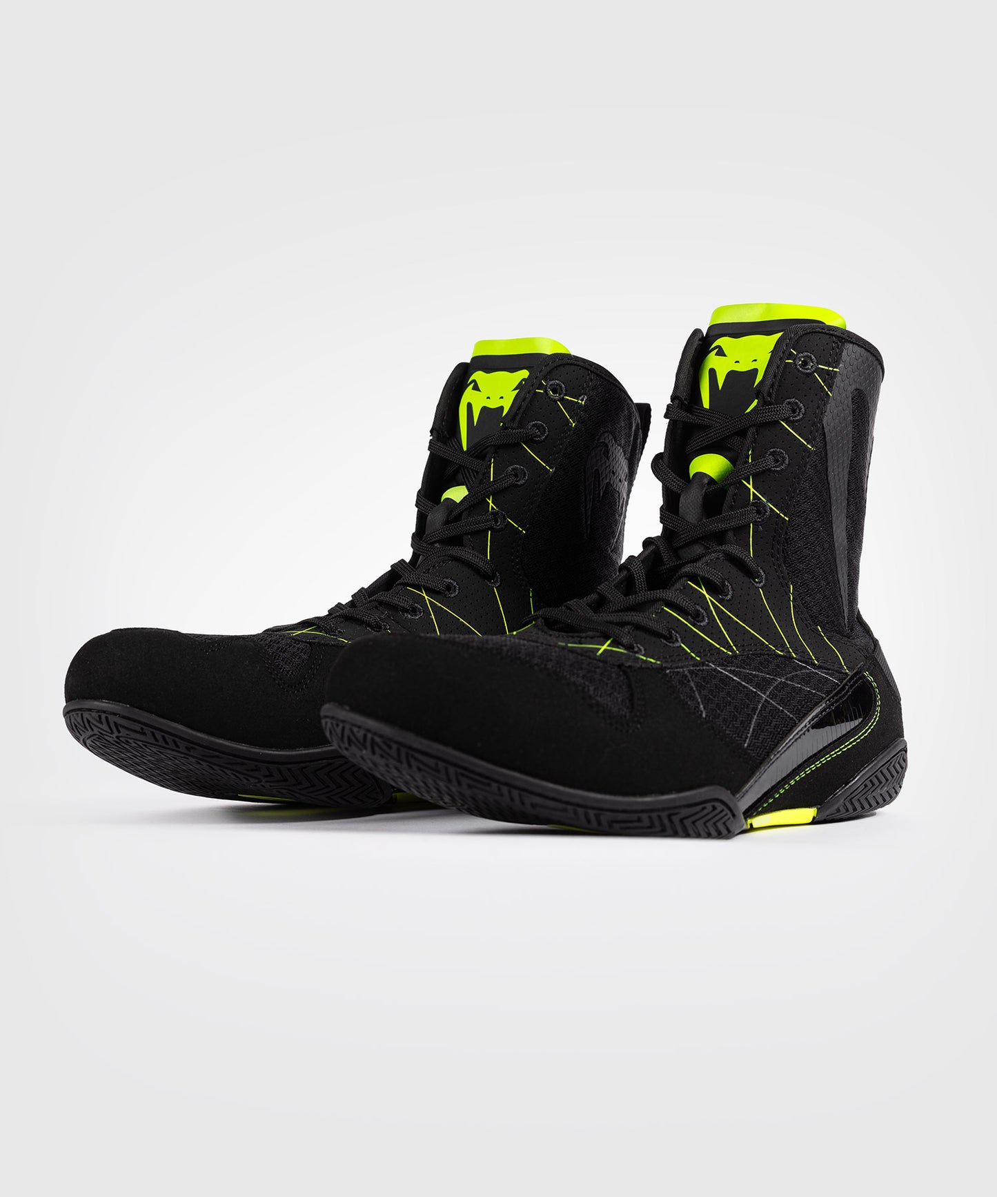 Venum Training Camp 4.0 Boxschuhe - Schwarz/Neongrün