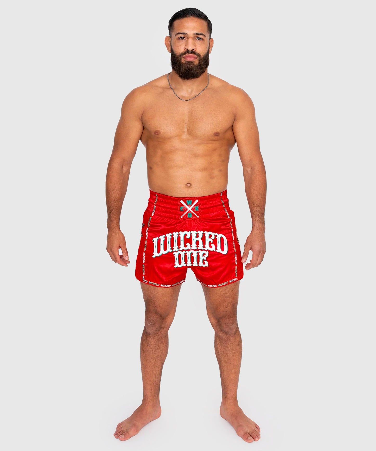 Wicked One Bandido Pantalones de Muay Thai - Rojo