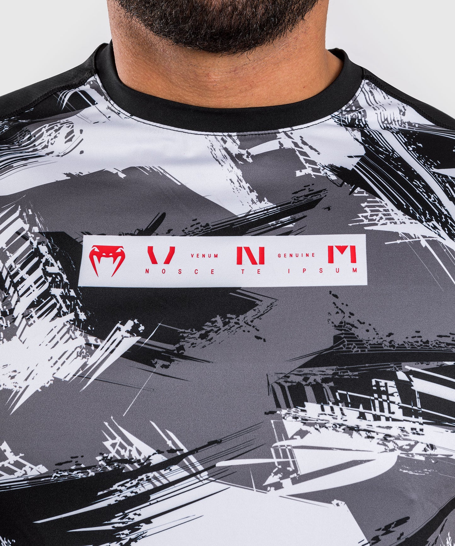 Venum Electron 3.0 Dry-Tech T-Shirt - Grau/Rot