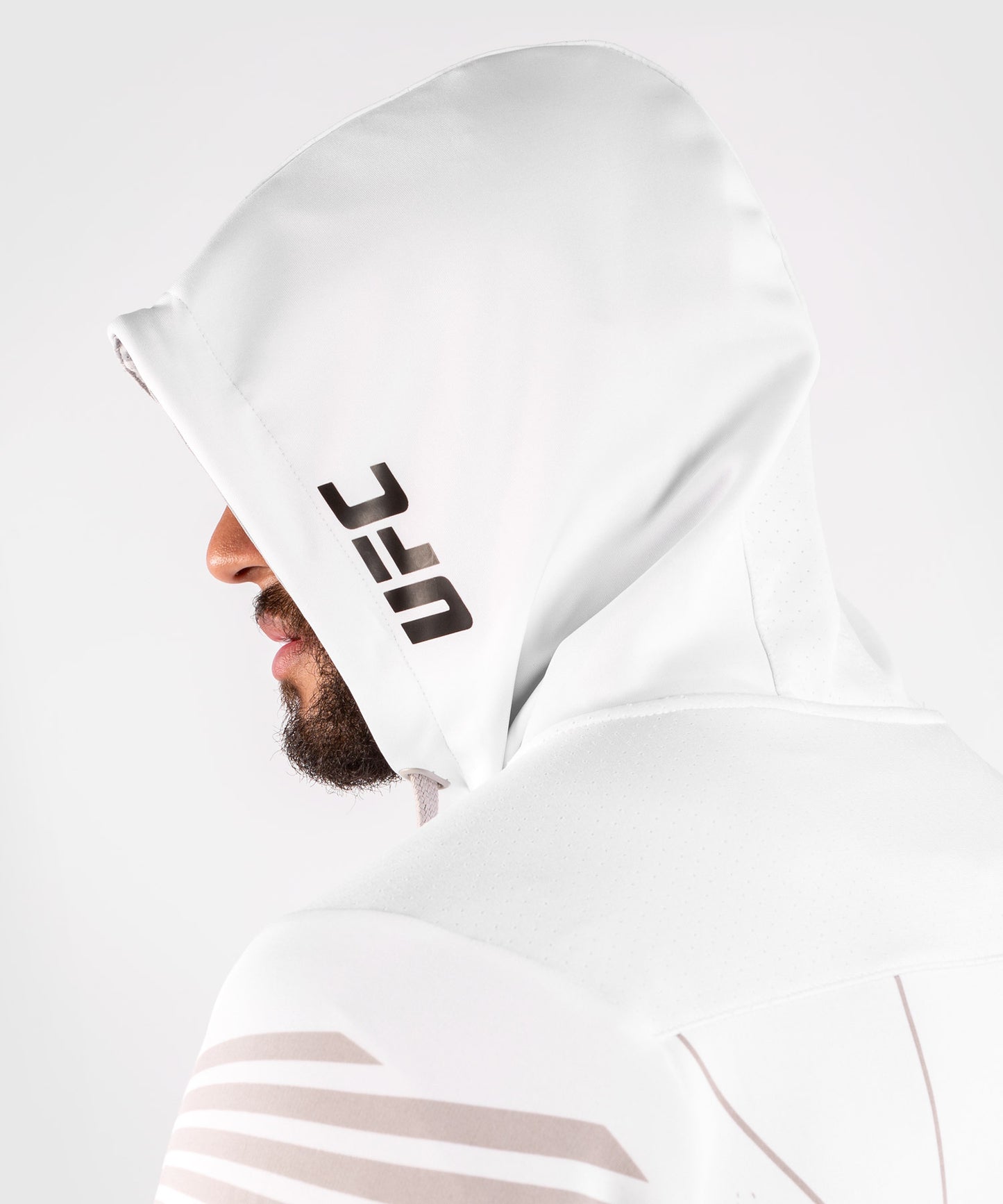 Sweatshirt à Capuche Homme UFC Venum Authentic Fight Night - Blanc