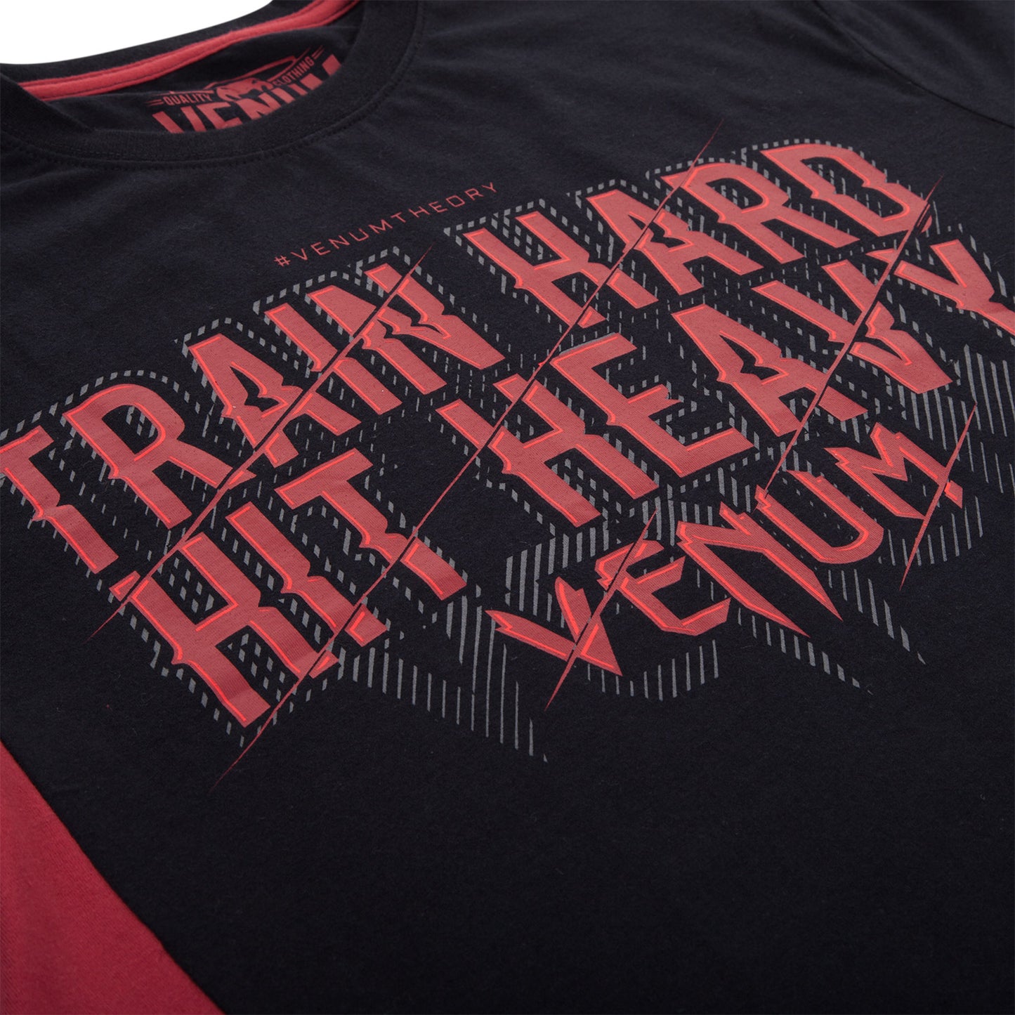 Venum T-shirt Train Hard Hit Heavy - Noir