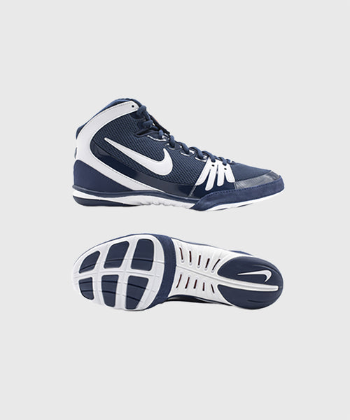 Nike Freek Wrestling Shoes Navy Blue/White – Dragon Bleu