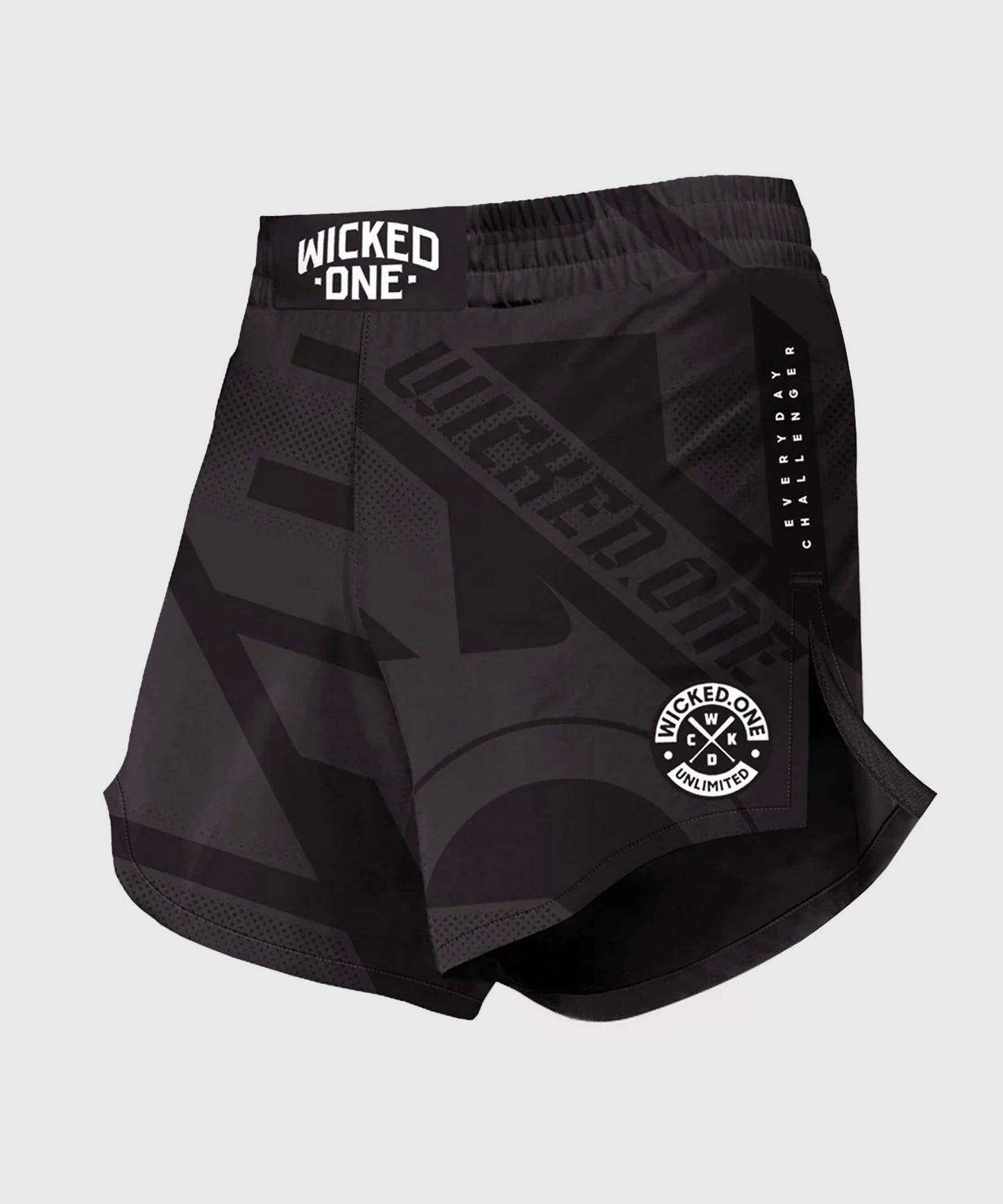 Wicked One Element Outsiderz Fightshorts - Negro