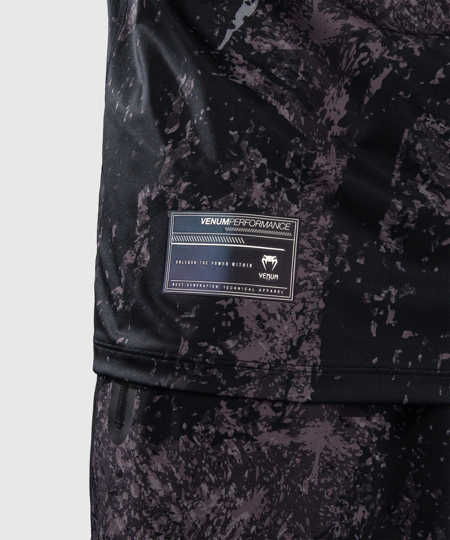 T-shirt Dry Tech Venum Rage & Workout - Noir/Gris