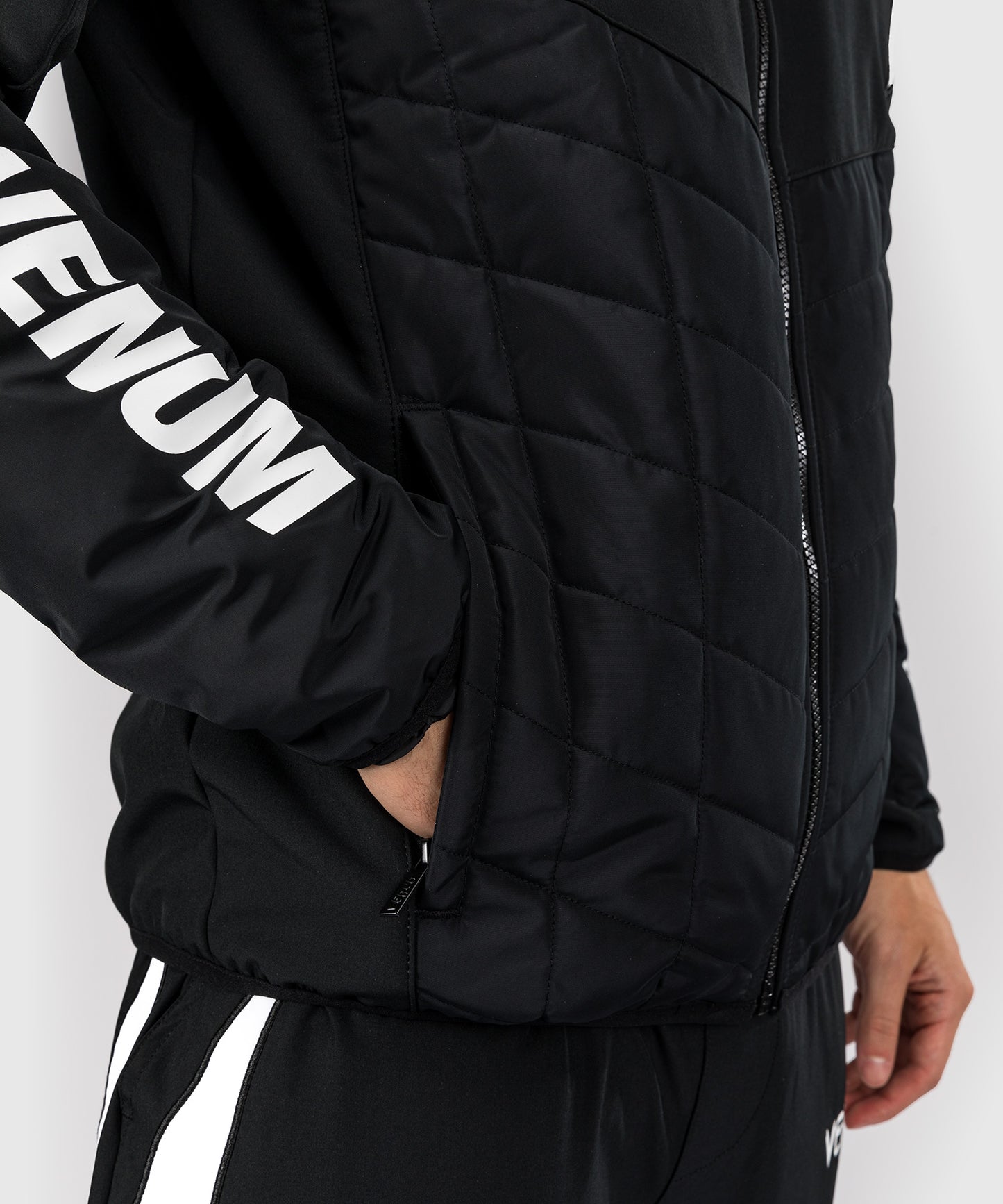 Venum x Bud Racing Men's Jacket - Black/White/Lime Green