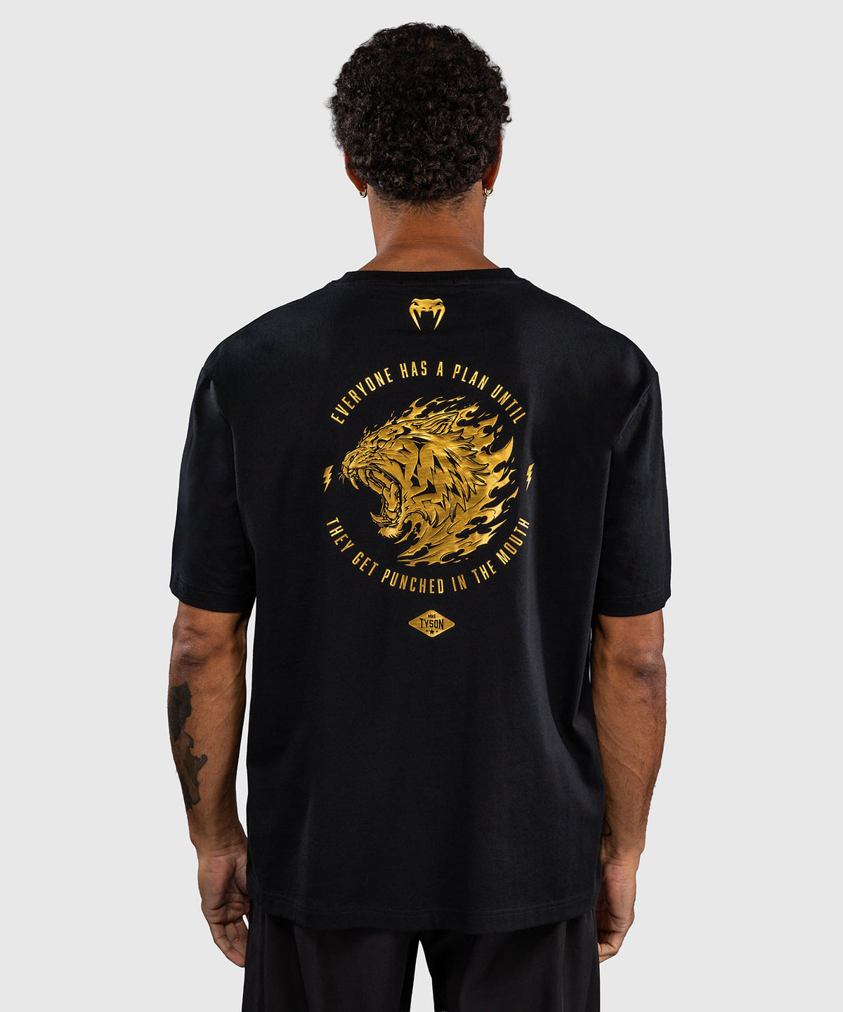 Venum x Mike Tyson Tiger T-Shirt - Black/Gold