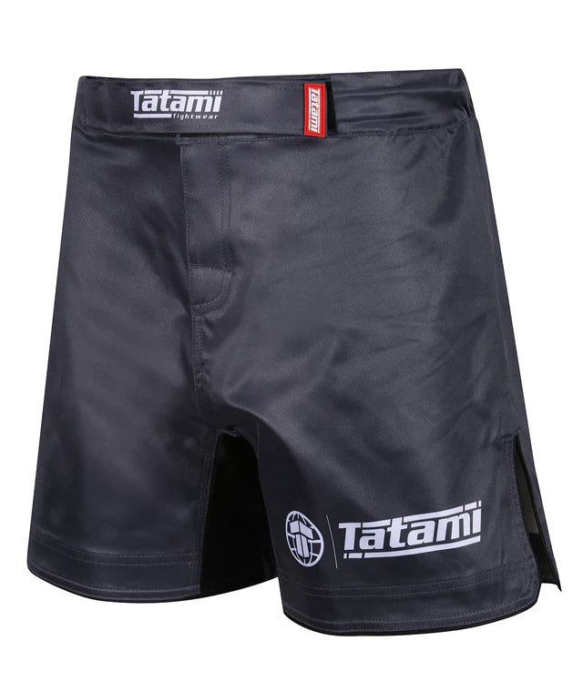Fightshort Mid Cut Tatami Fightwear Impact - Gris