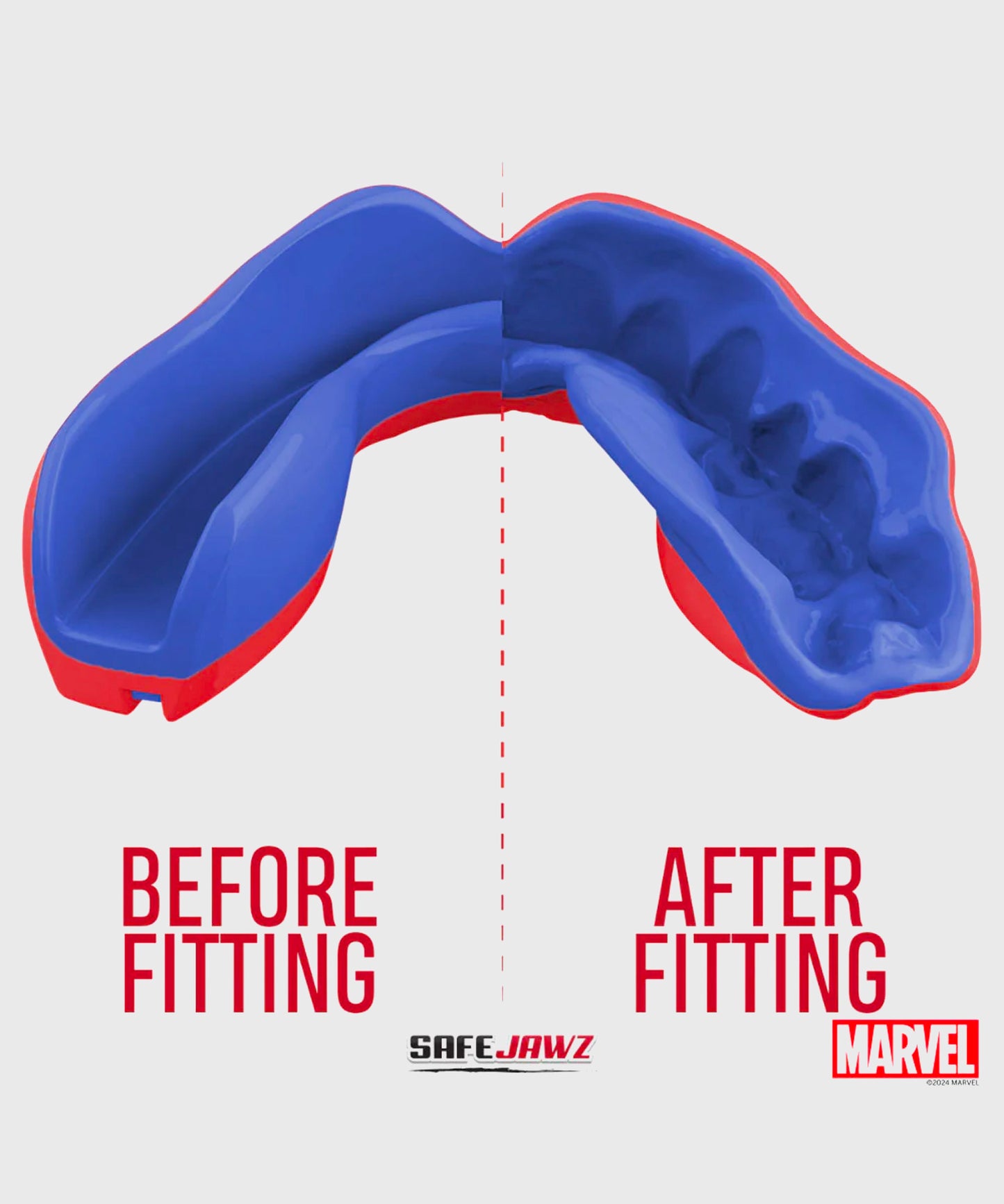 Protège-Dents Safejawz Marvel - Spider-Man - Rouge