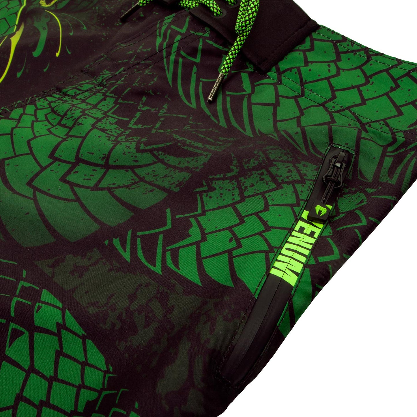 Venum Green Viper Boardshorts - Black/Green