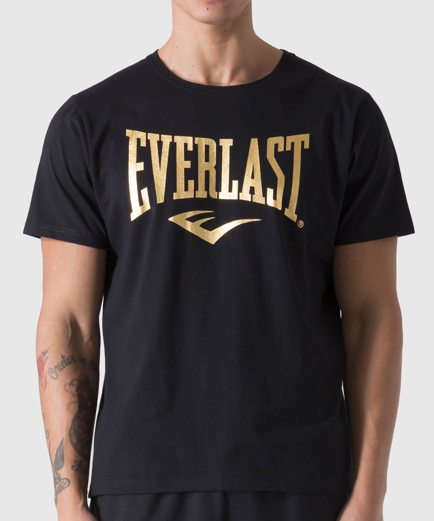 Everlast Fitted T-Shirt Gold Print – Black/Gold – Dragon Bleu