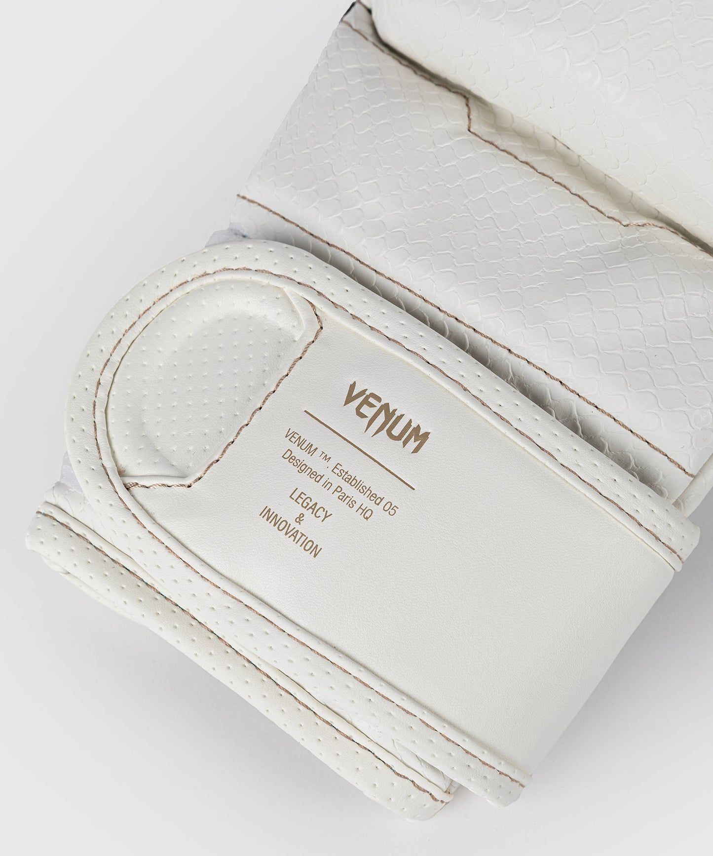 Venum Impact Evo Scales MMA Sparring Gloves - Ivory