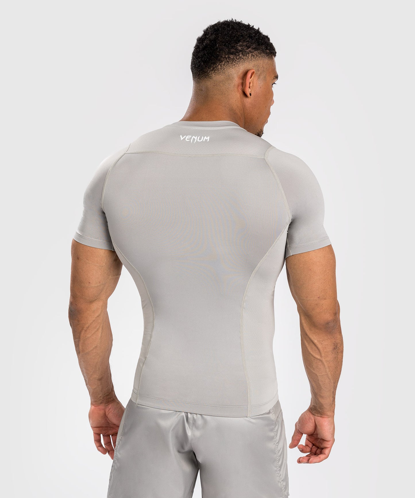 Venum Attack Rashguard de Manga Corta para Hombre - Arena