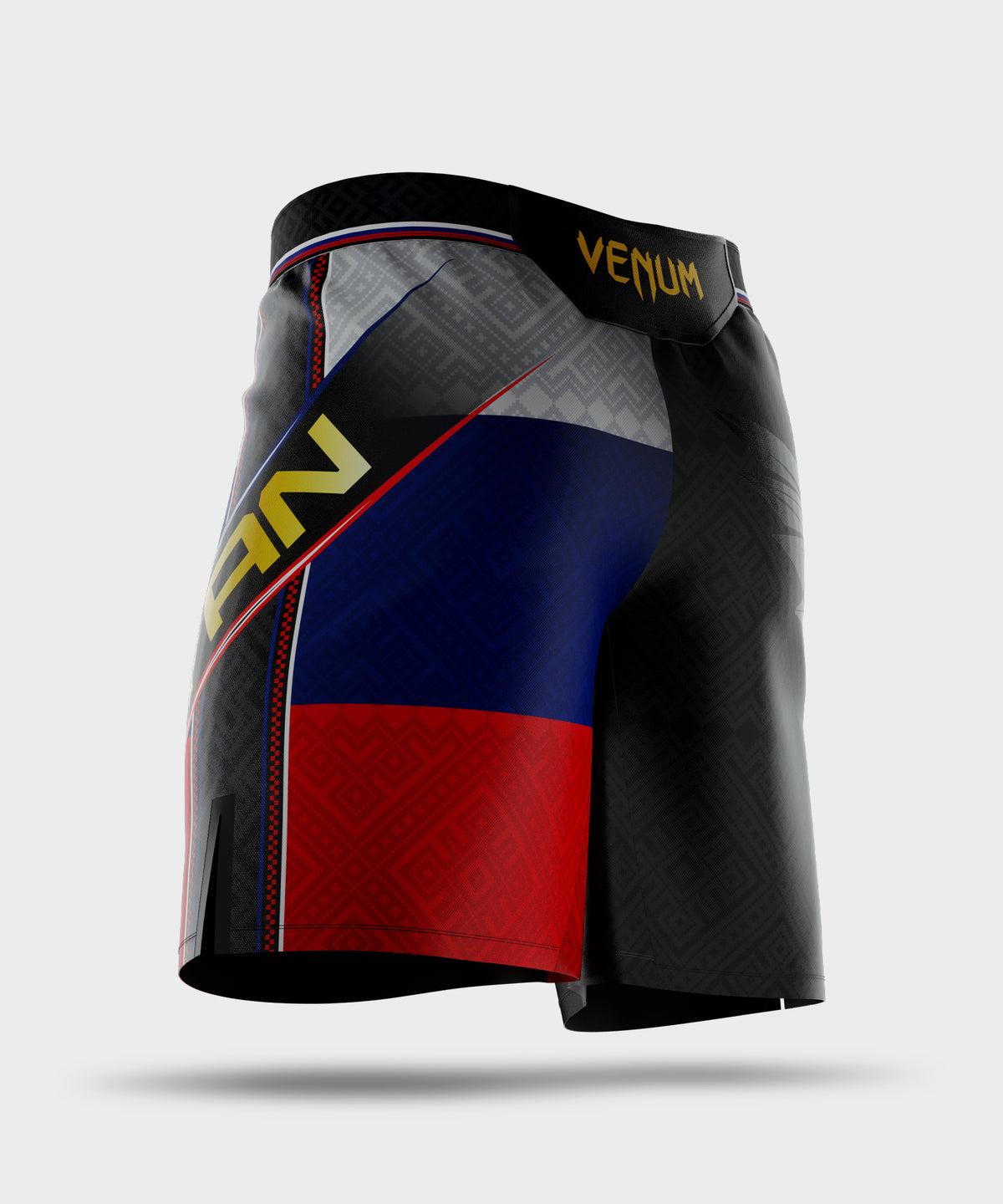 Venum UFC Unrivaled by Venum Petr Yan Men's Long Fit Fight Shorts – Black