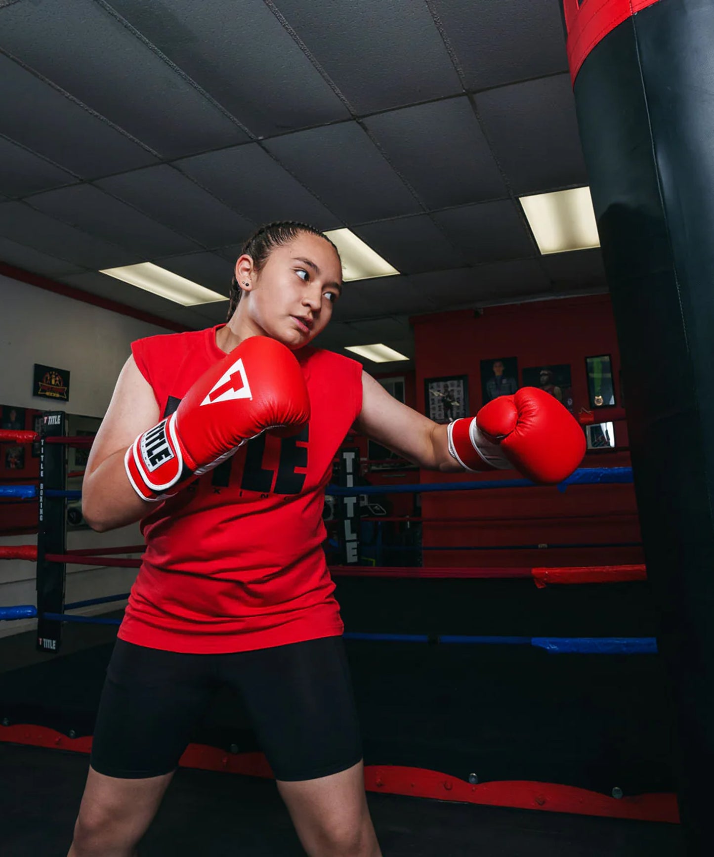 Title Boxing Pro Style Training Boxing Gloves 3.0 – Red