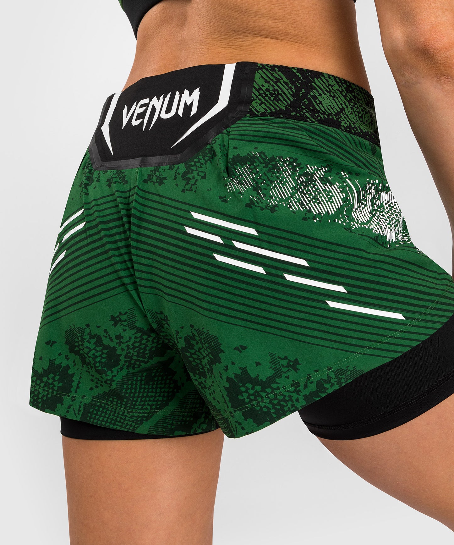 Short de Combat pour Femmes UFC Adrenaline by Venum Authentic Fight Night - Vert
