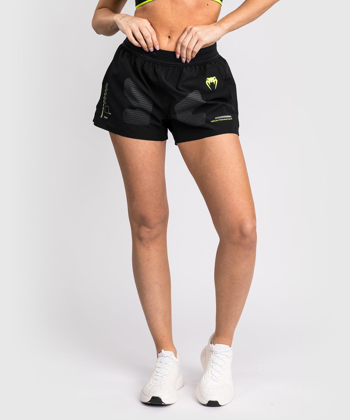 Venum Training Camp 4.0 Trainingsshorts - Schwarz/Neo-Grün