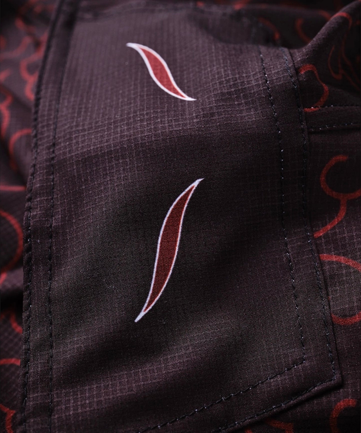 Fightshort Elion X Naruto - Akatsuki Noir/Rouge