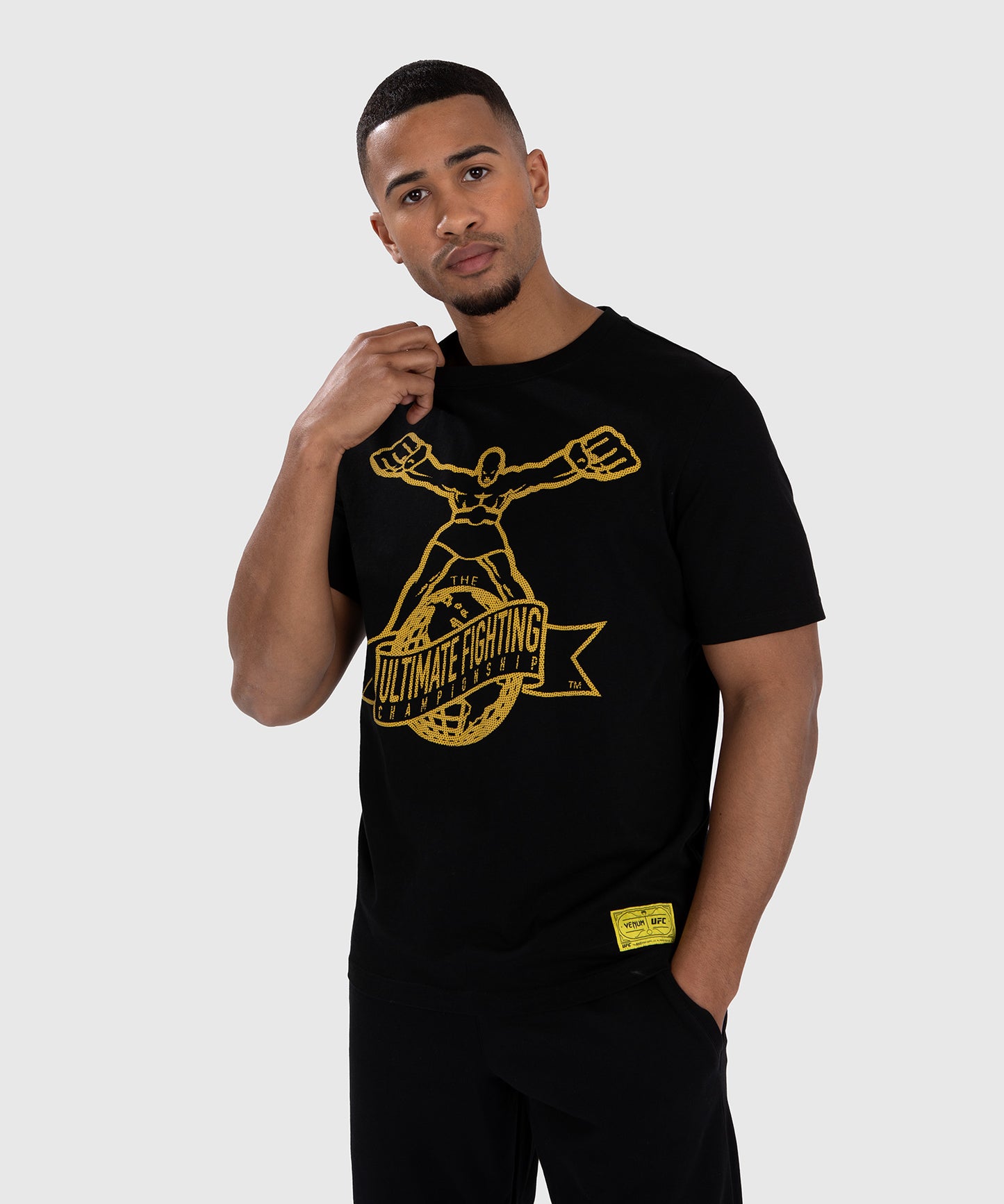 UFC by Venum Ulti-Man Camiseta - Negro/Amarillo  