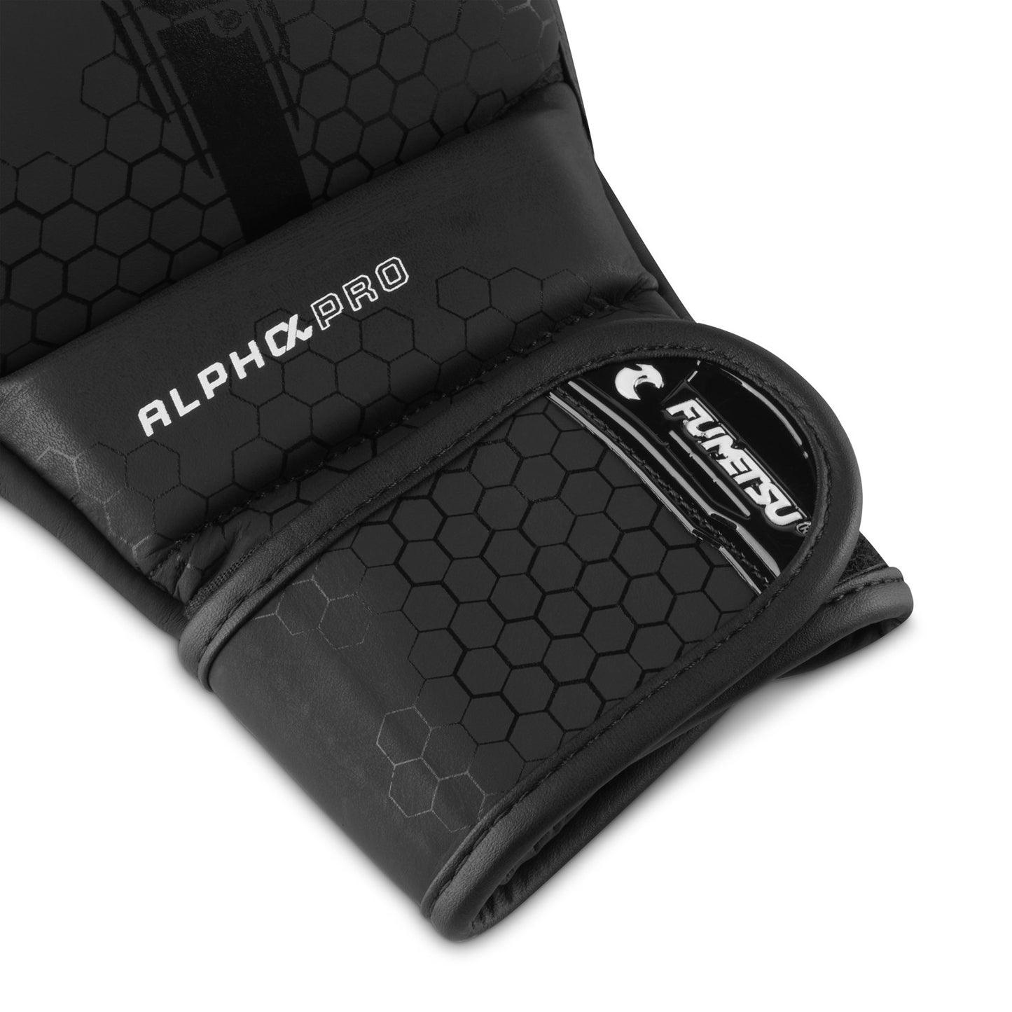 Fumetsu Alpha Pro Guantes de Sparring MMA - Negro/Negro