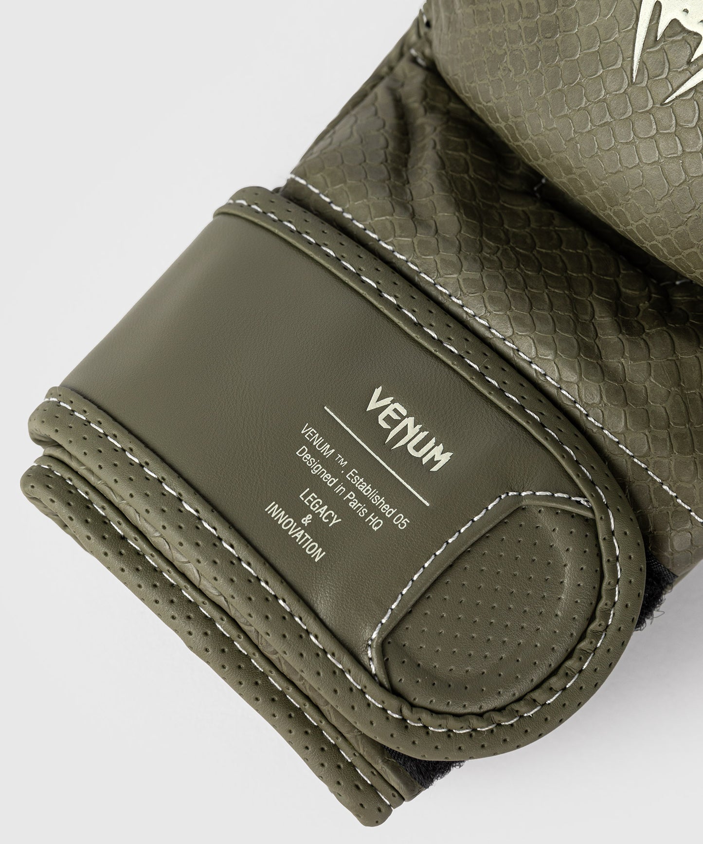 Venum Impact Evo Scales MMA Sparring Gloves - Army Green