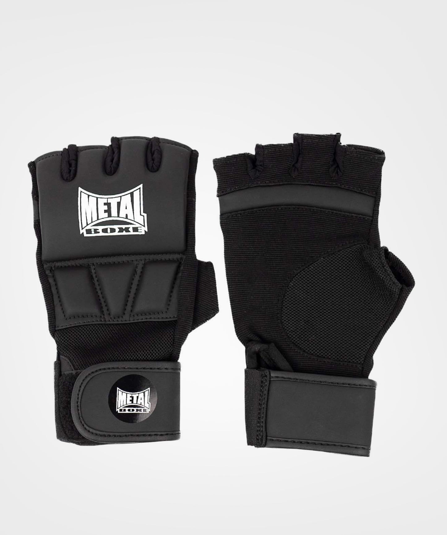Boxing Metal Boxing Gloves - Junior - Black