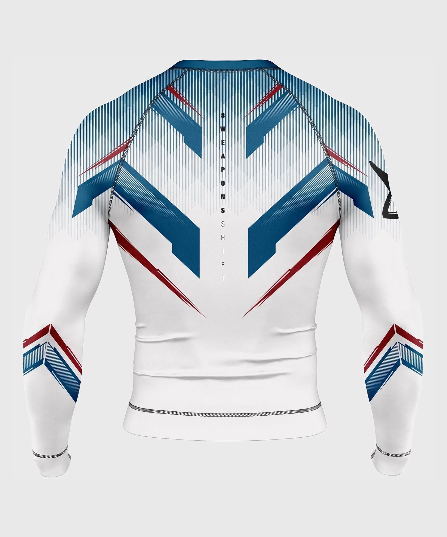 Venum Shift Rashguard – Weiß/Blau/Rot