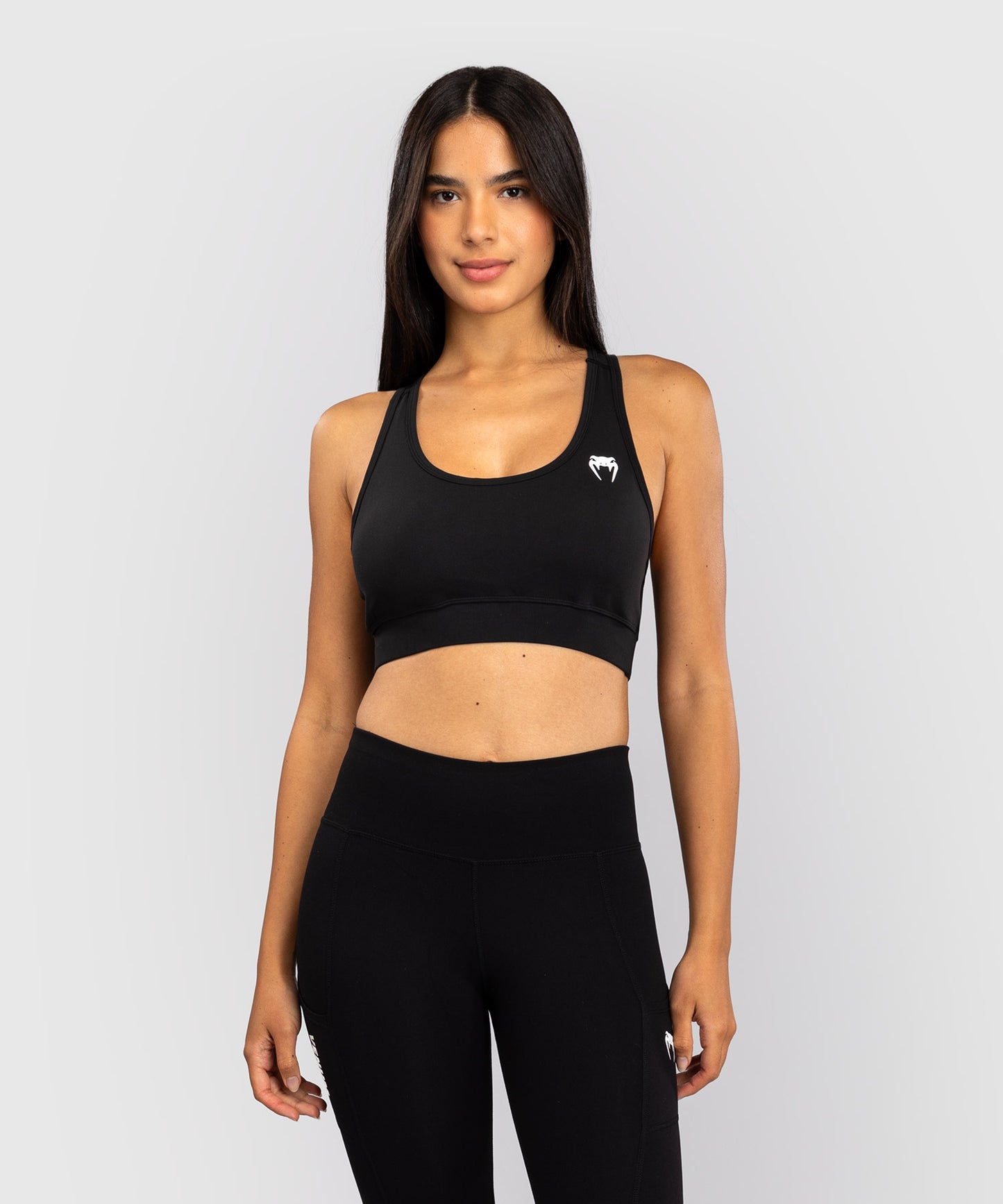 Venum Essential Medium Impact Sport Bras - Black