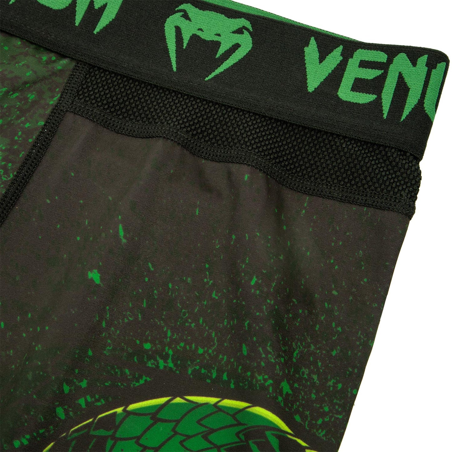 Venum Green Viper Compression Tights - Black/Green