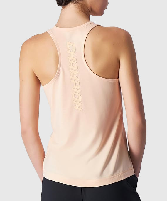 Champion Women's Stretch Jersey Tank Top - Pink