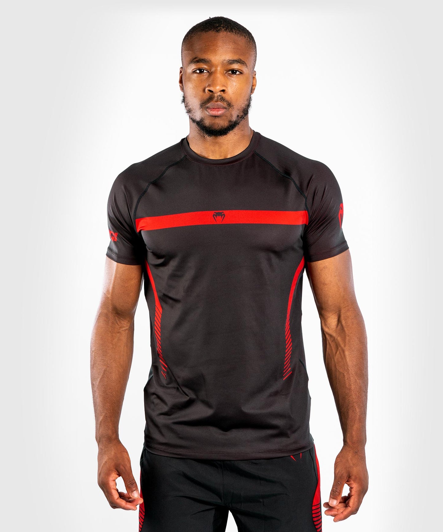 Venum NoGi 3.0 Dry Tech T-Shirt - Schwarz/Rot