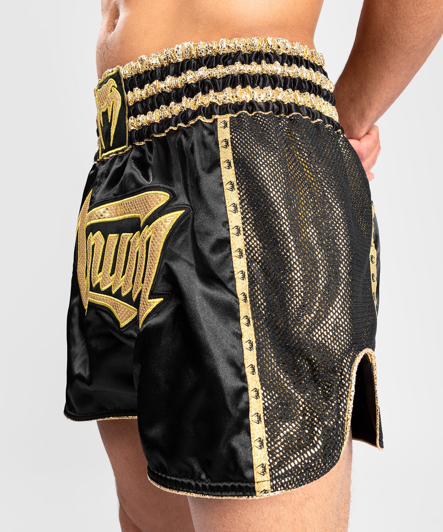 Venum Absolute 2.0 Pantaloncini da Muay Thai - Neri/Oro
