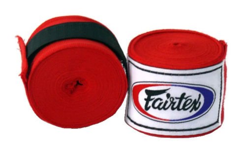 Fairtex Boxbandagen - Rot - 4m50