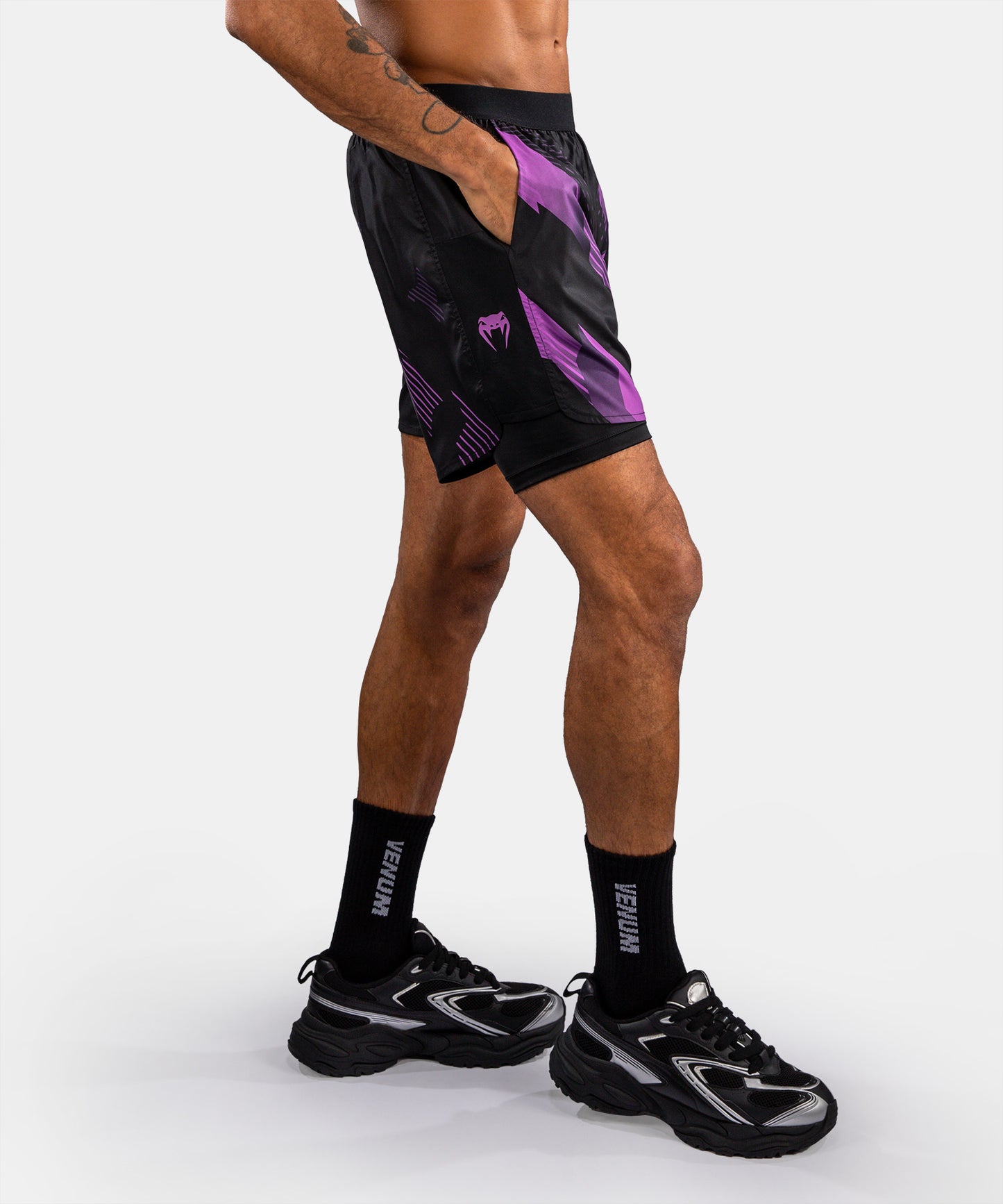 Venum No-Gi 6.0 Trainingsshorts - Schwarz/Lila