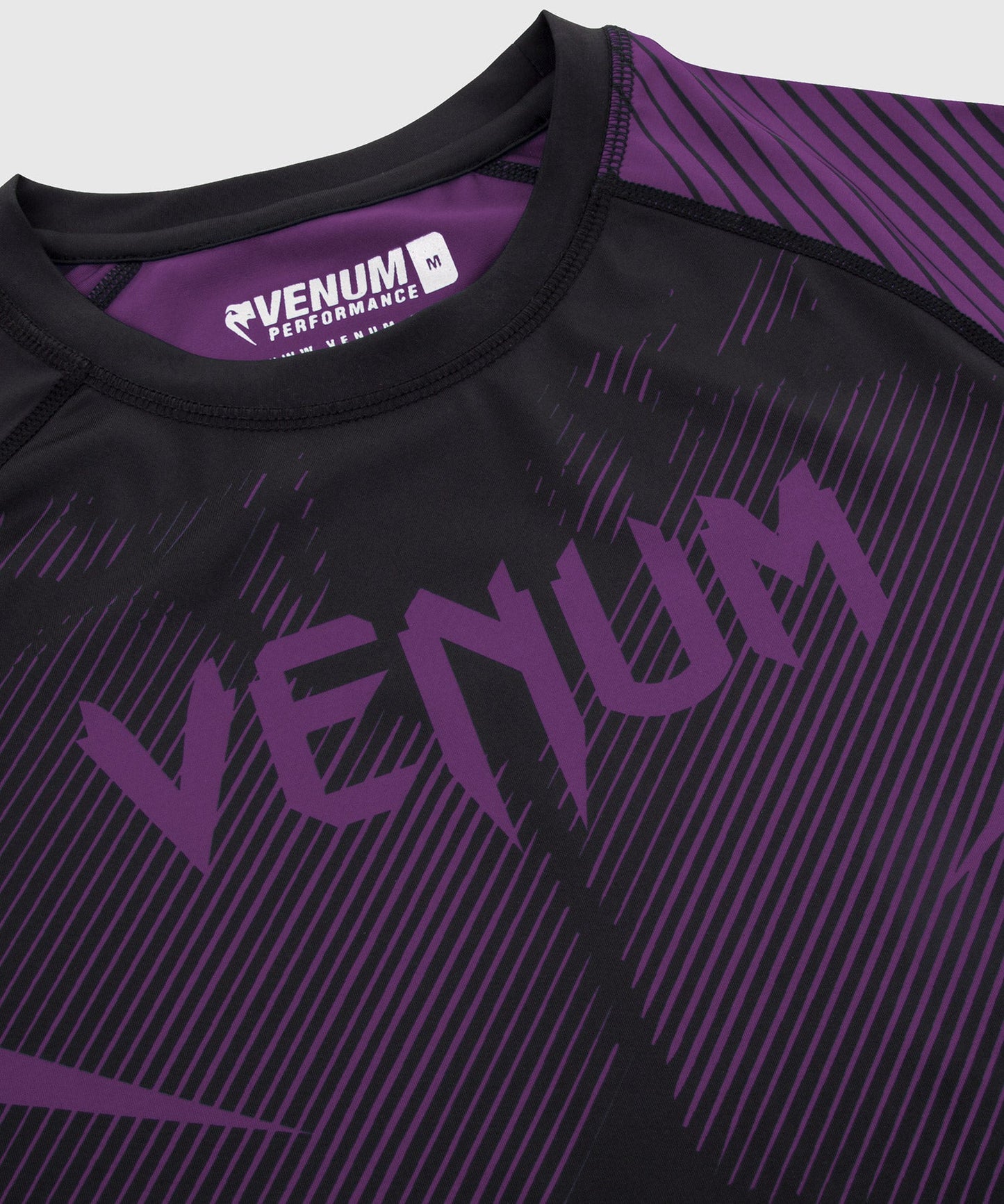 Rashguard Venum NoGi 2.0 - IBJJF Approved Short Sleeve - Black/Purple