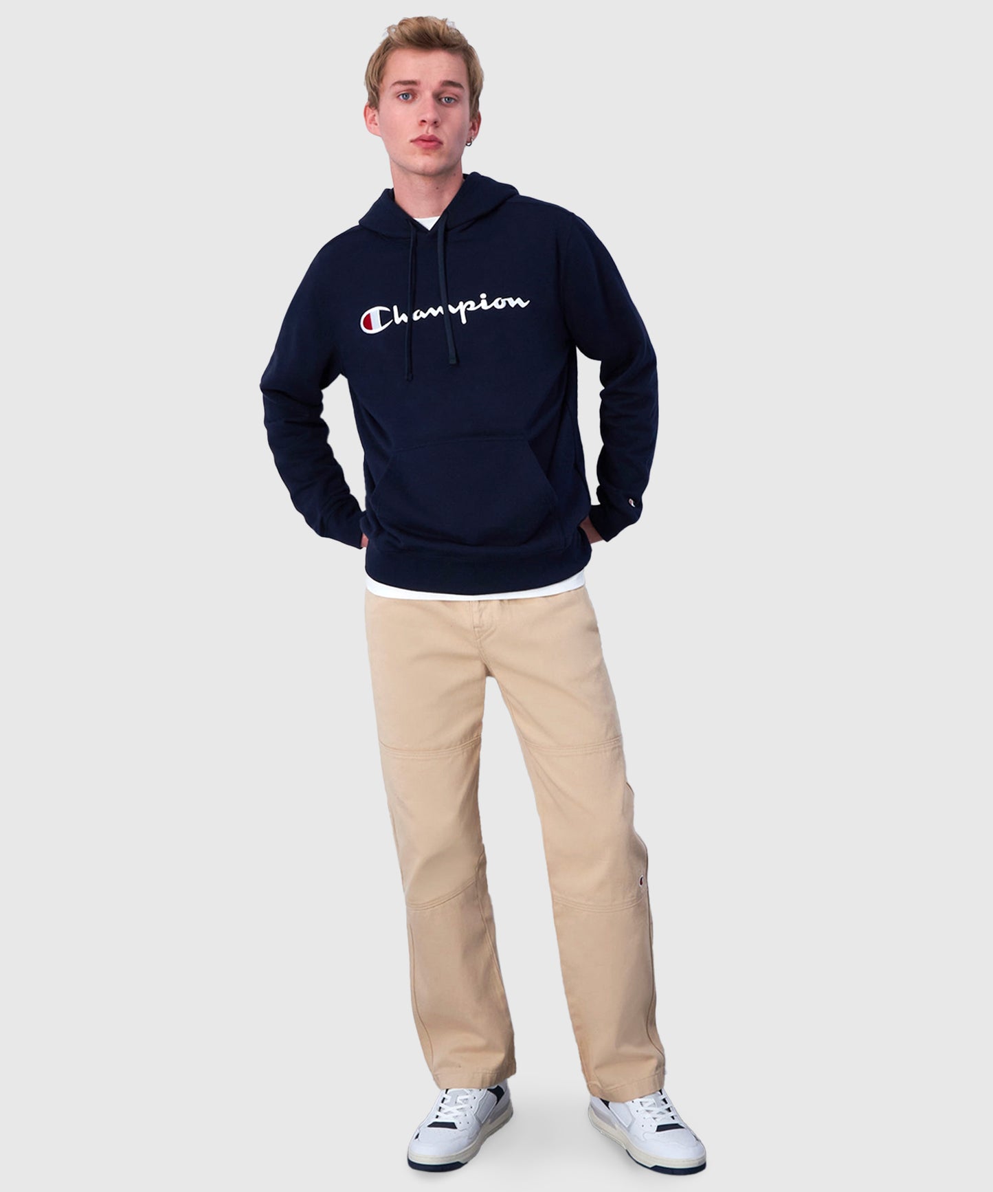 Sweat À Capuche Pour Hommes Champion - Bleu Marine