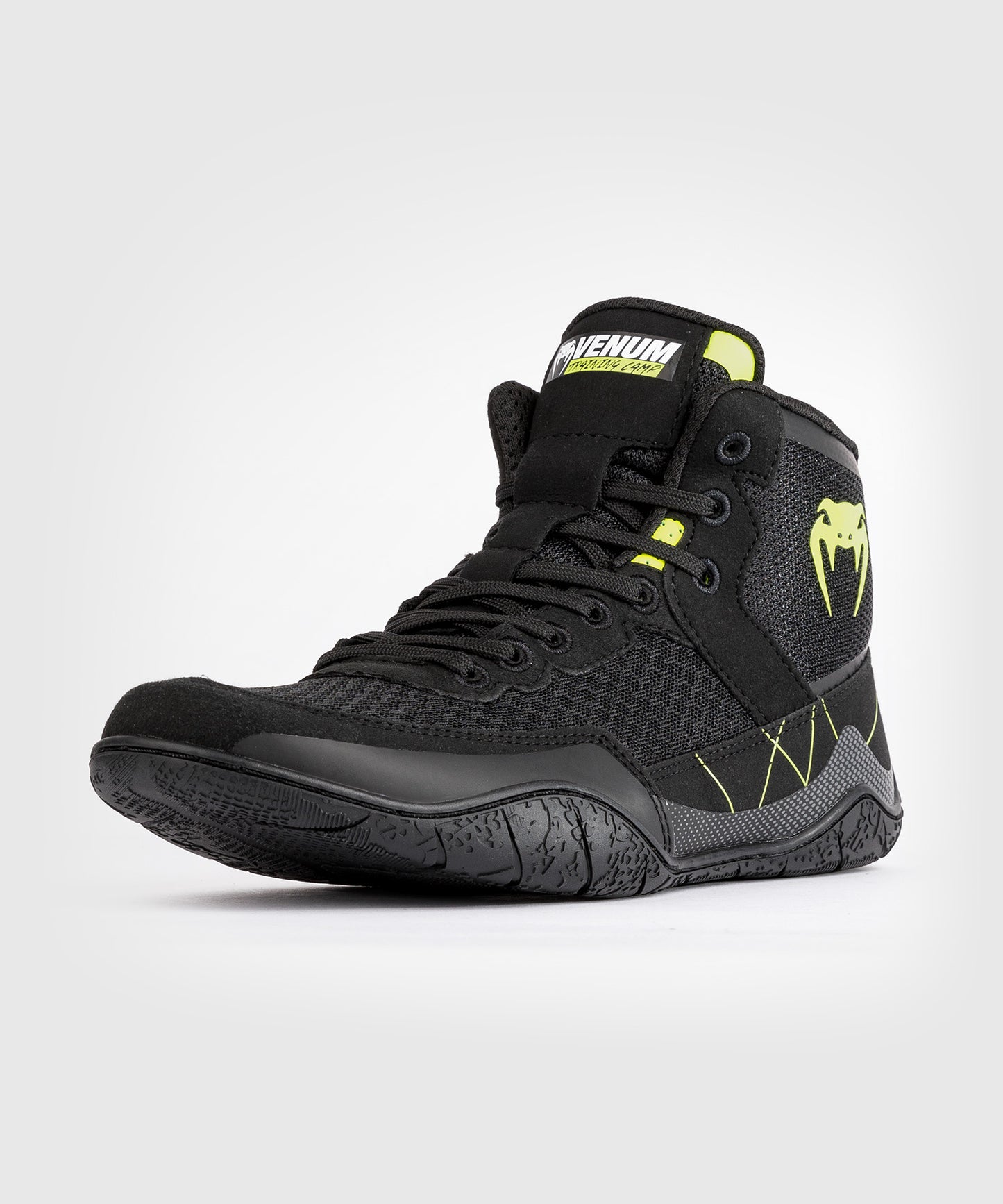 Venum Training Camp 4.0 Ringerschuhe - Schwarz/Neongrün