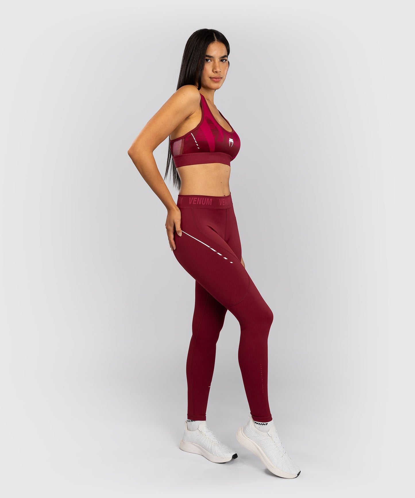 Venum Adrenaline Damen Leggings – Burgunder/Rosa