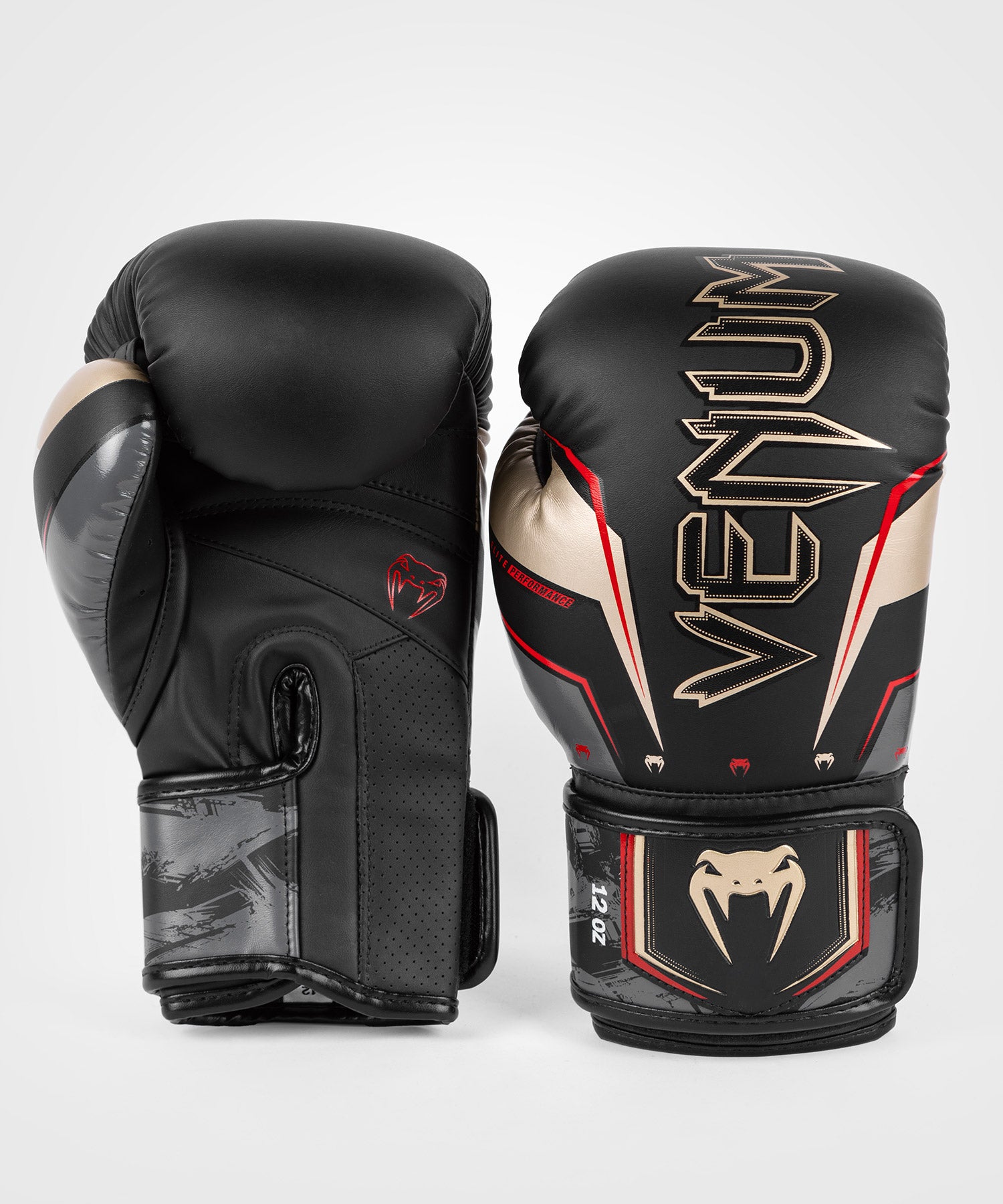 Venum Elite Evo Boxing Gloves - Black/Gold/Red – Dragon Bleu