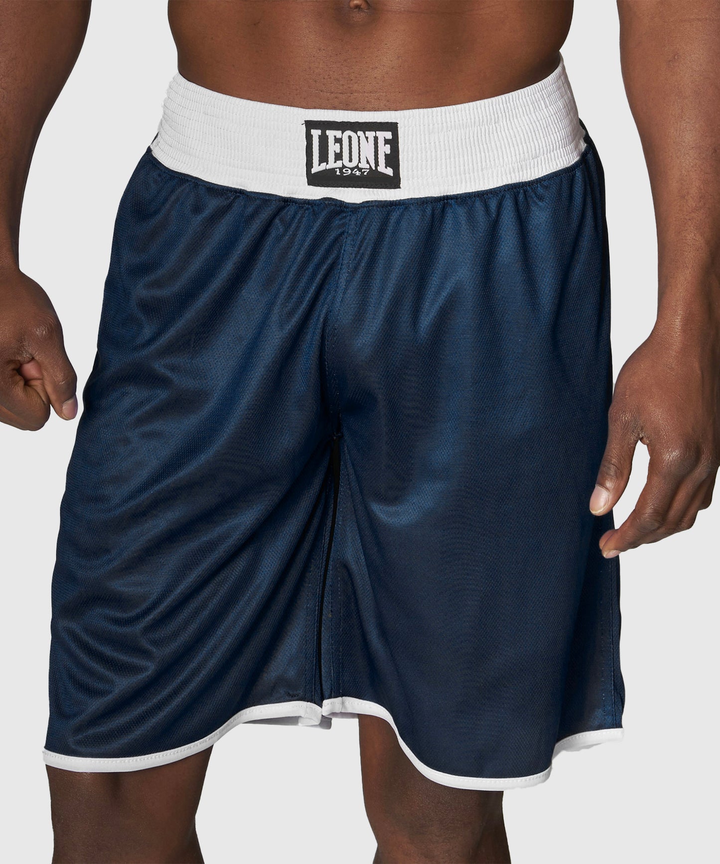Leone Pantalones Cortos de Boxeo Reversible - Azul/Rojo