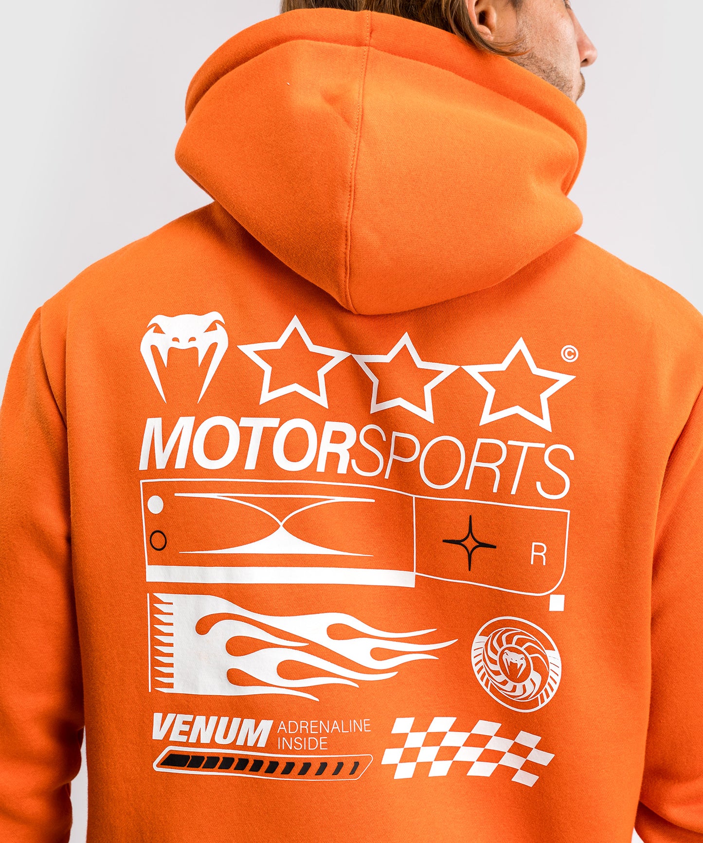 Venum Motorsport Hooded Sweatshirt - Tangerine