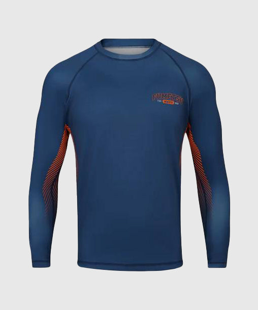 Rashguard À Manches Longues Fumetsu Varsity - Bleu Marine
