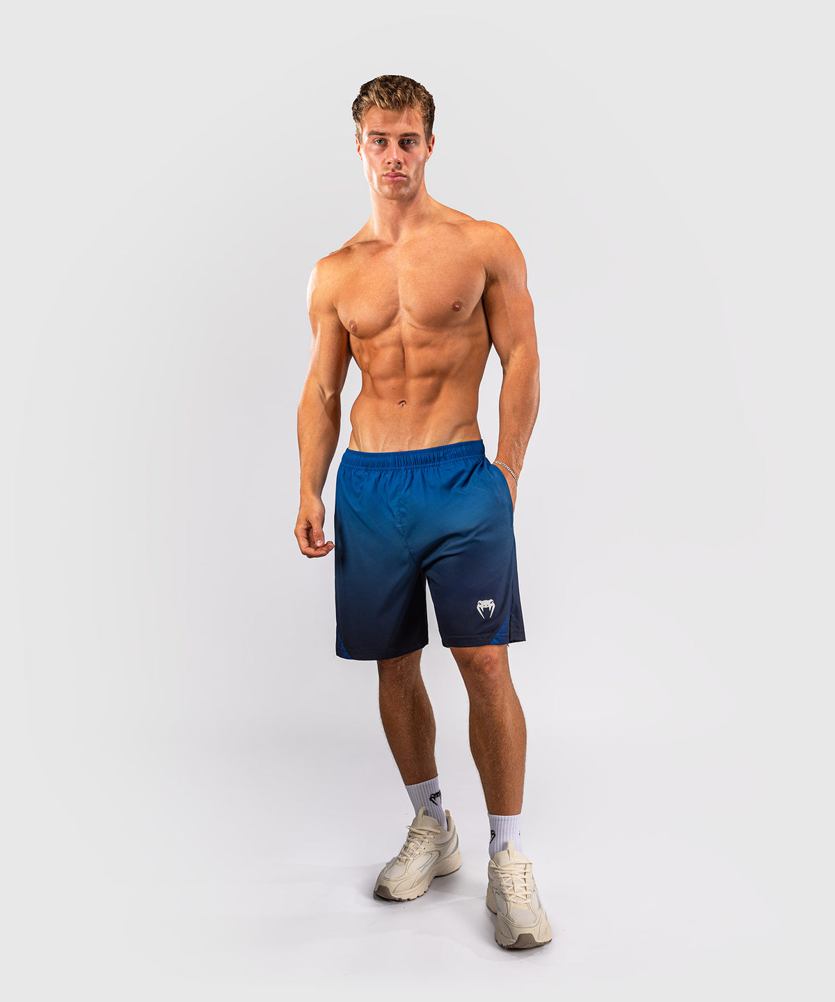 Venum Giant Shift Pantalón corto de entrenamiento - Azul marino oscuro/Azul