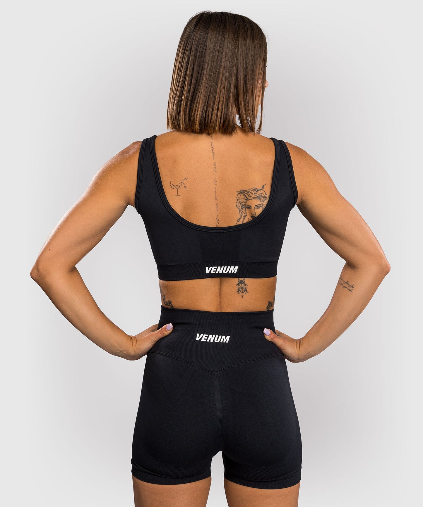 Brassière de Sport Longue Venum Sculpt – Noir/Blanc