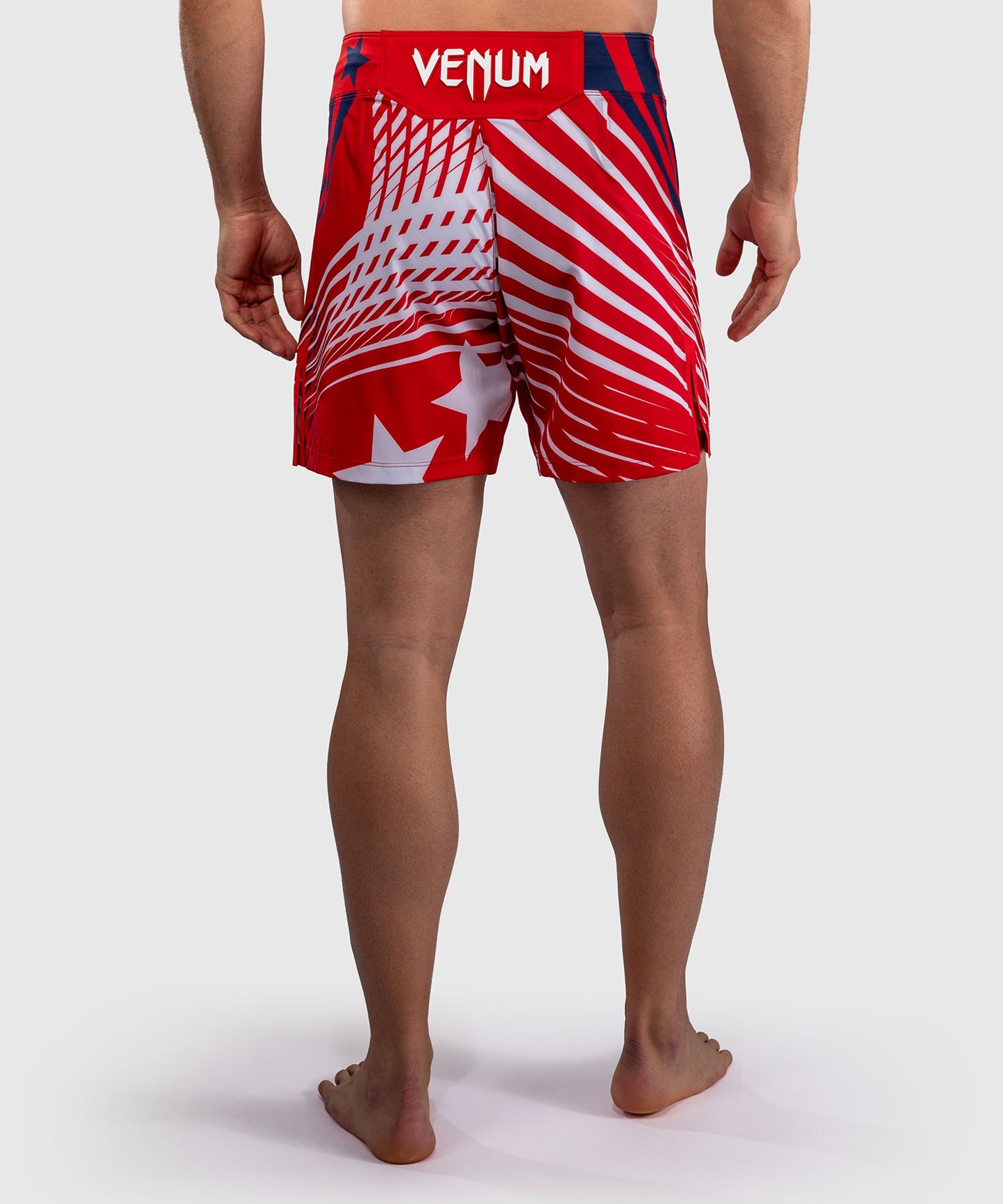 Official UFC Freedom 250 by Venum Authentic Fight Night Pantaloncini da combattimento taglio corto da uomo - Rosso